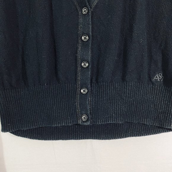 Aeropostale Cropped Button Front Cardigan - Picture 6 of 8